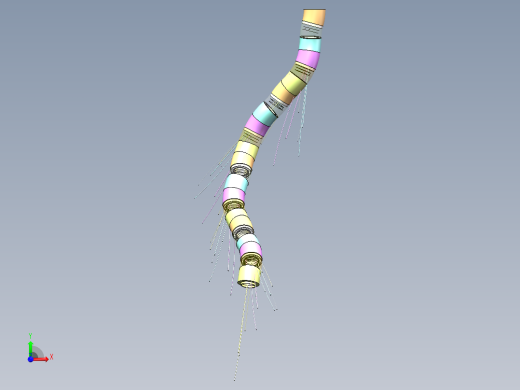 组合蛇形机械臂三维 1266264==160前视缩略图