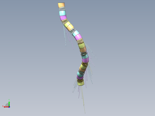 组合蛇形机械臂三维 1266264==160后视缩略图