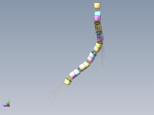 组合蛇形机械臂三维 1266264==160右视缩略图