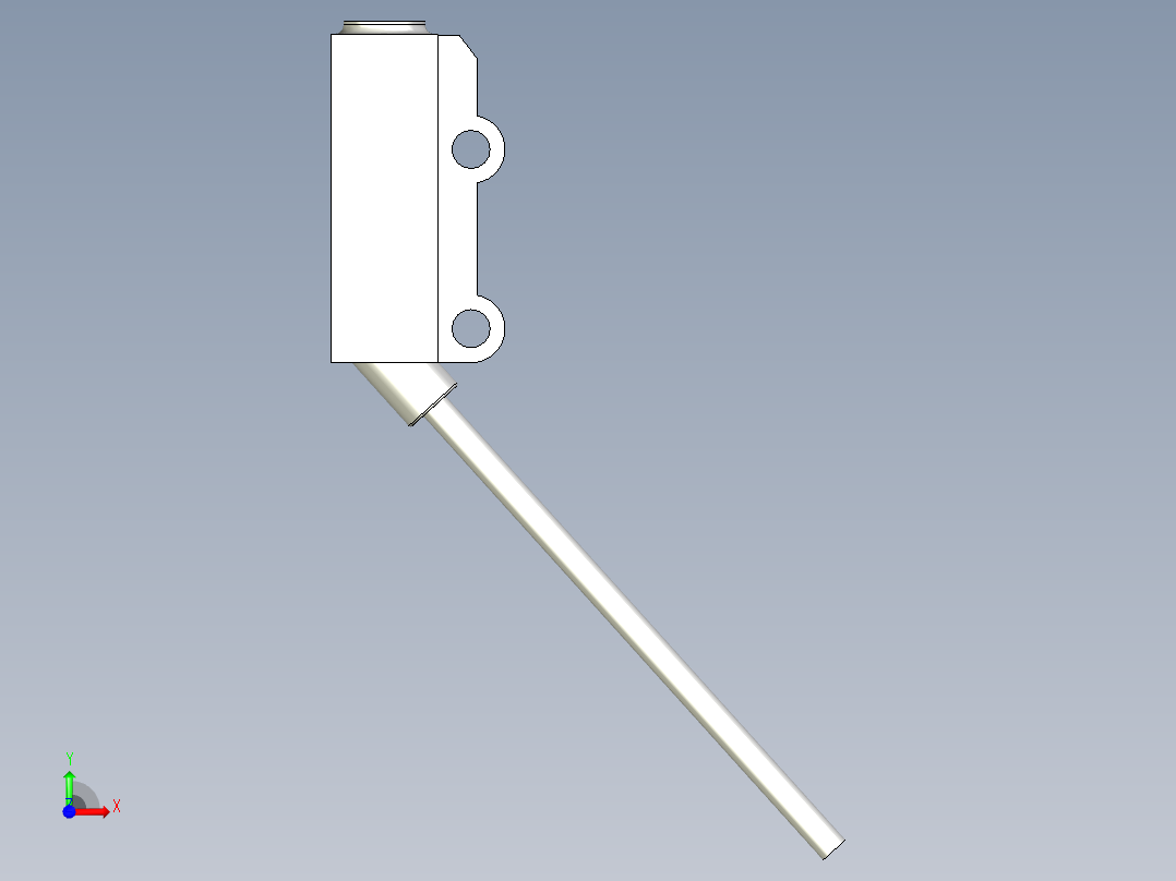 光电_激光传感器LS211-MGB_3D前视图