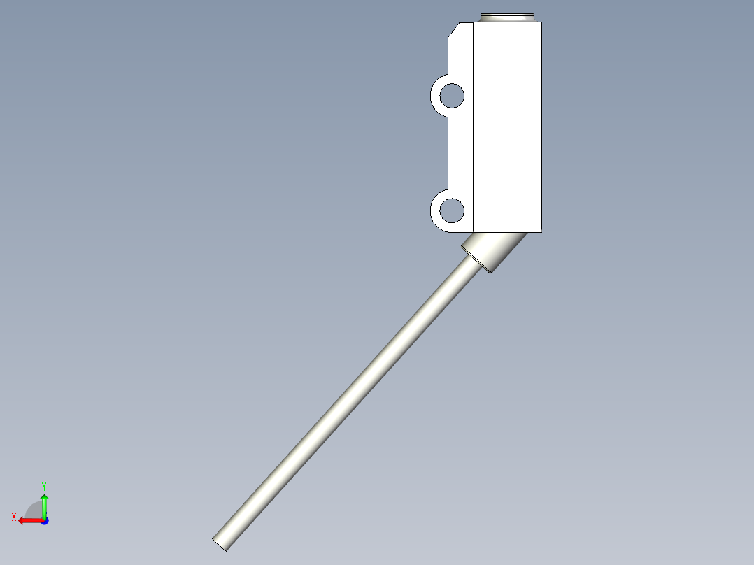 光电_激光传感器LS211-MGB_3D后视图