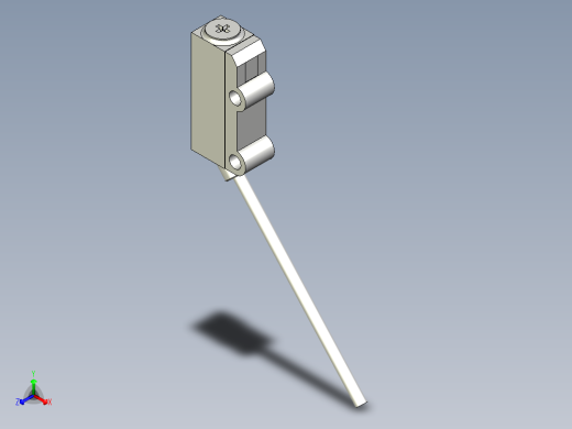 光电_激光传感器LS211-MGB_3D正等轴测缩略图