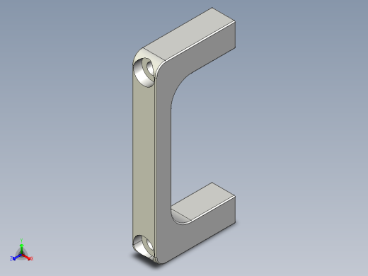 取手(鋁合金)R3-3D多系列多零件图纸模型