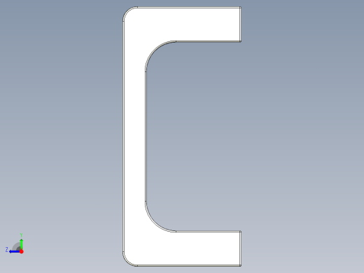 取手(鋁合金)R3-3D多系列多零件图纸模型右视缩略图