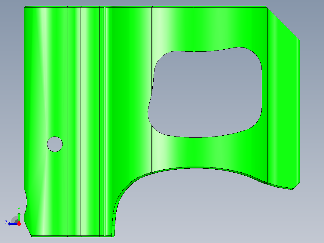 可调液压环4分之3(SHOOT)右视图