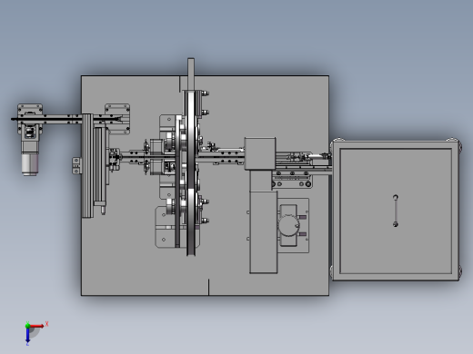 铁壳组装镭射机俯视缩略图