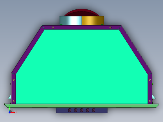 商用厨房大吸力餐饮抽油烟机前视缩略图