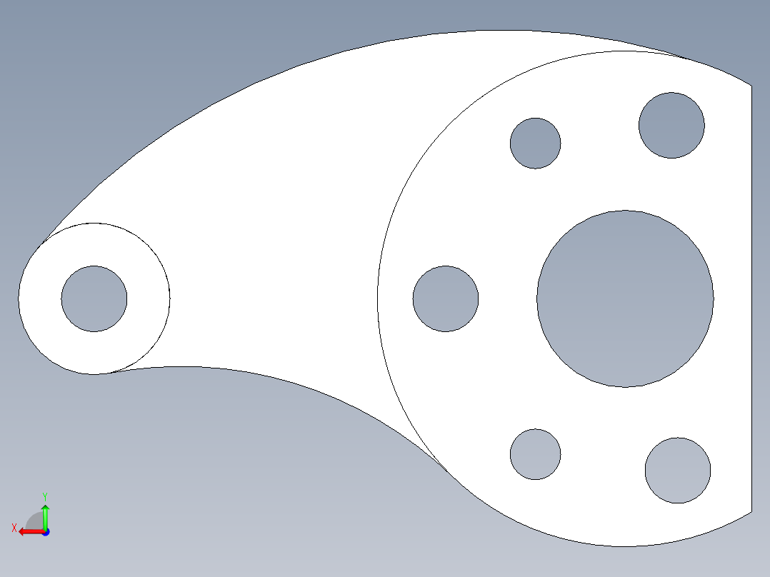 【K170-2】摇臂连杆机械加工工艺规程及铣左侧面夹具设计后视图
