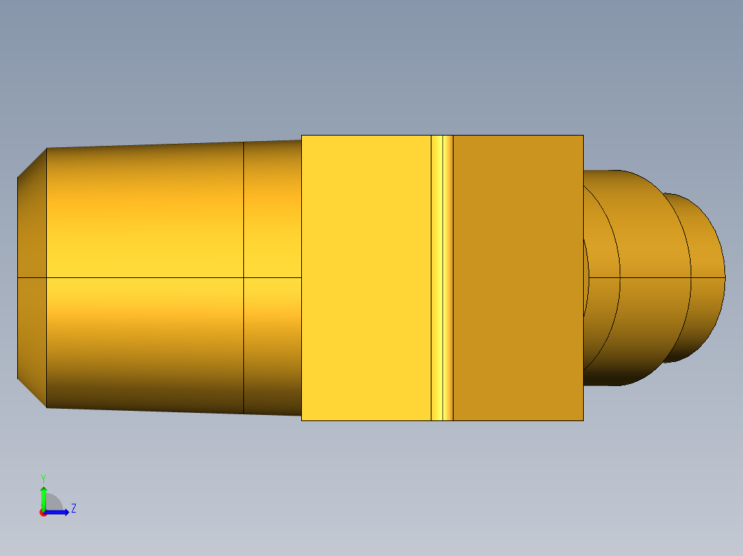 扩口式工业通用硬管接头45Deg Elbow 259F-4-4左视图