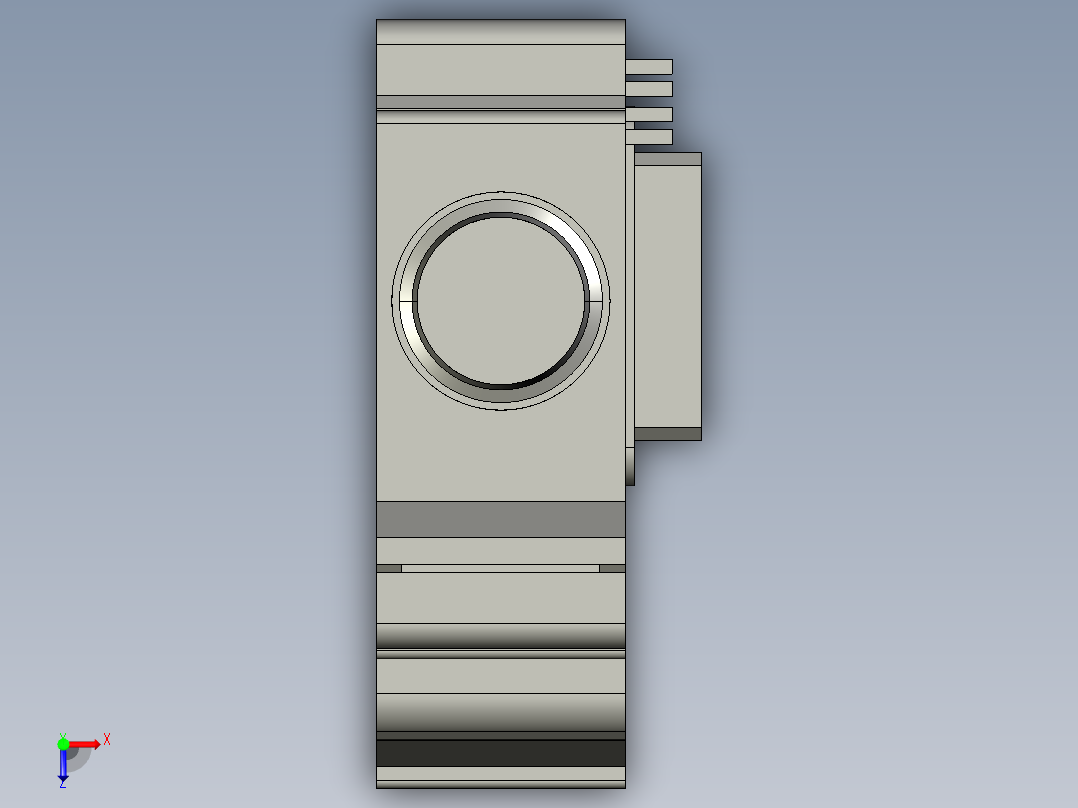 基恩士FS-V32C(P)_kc图纸模型俯视图