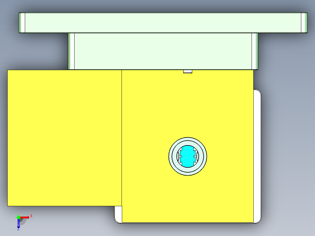 X1-CNC6笔记本CNC工装夹具三维模型-0314俯视图