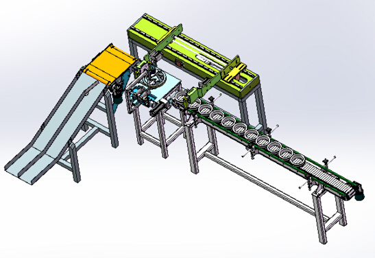 自动检测机 板链输送线sw20可编辑