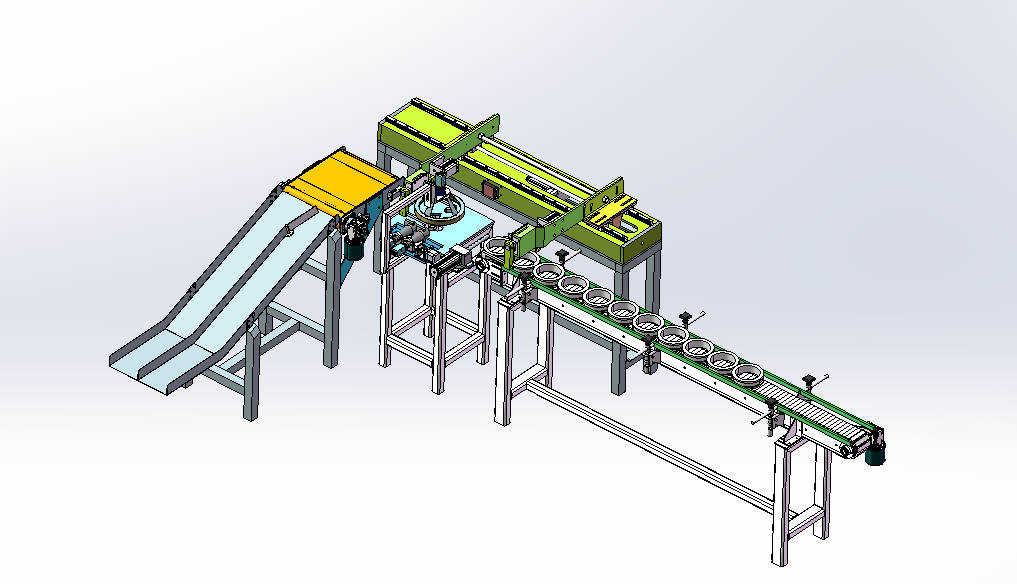 自动检测机 板链输送线sw20可编辑