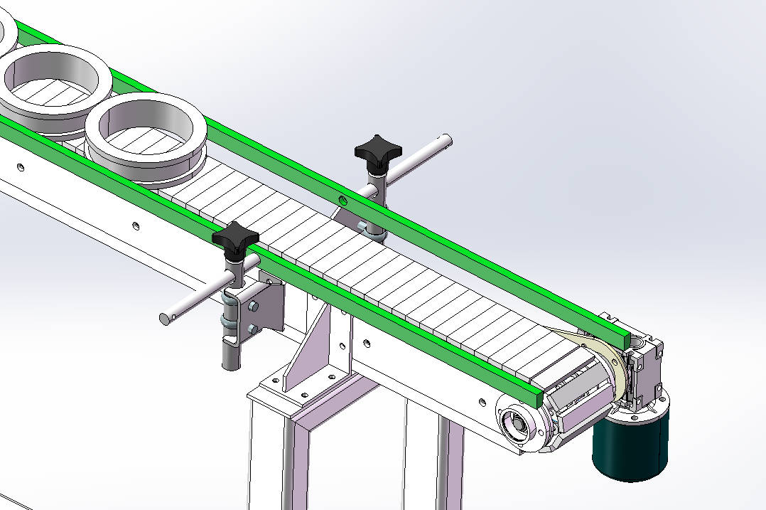 自动检测机 板链输送线sw20可编辑