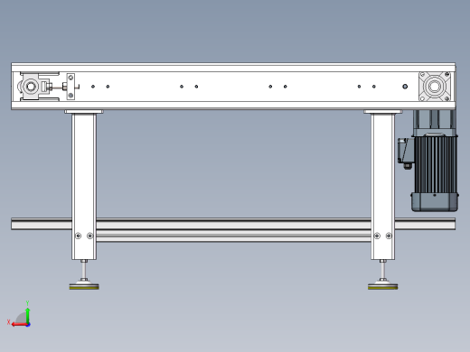 1.5m板链线硅棒输送线sw22可编辑后视缩略图