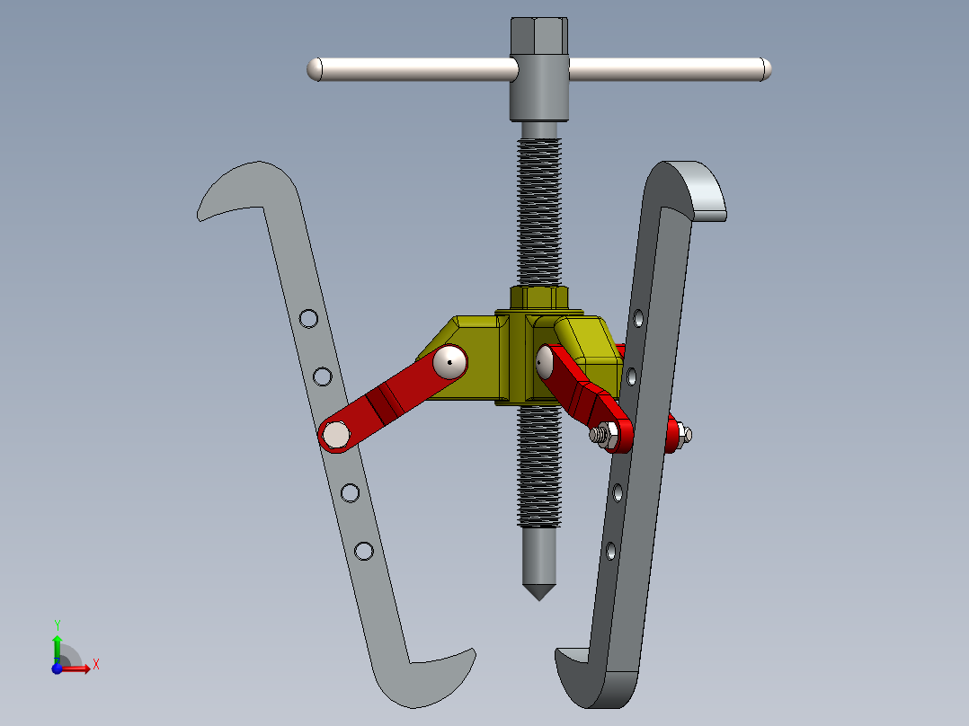 轴承拉马前视图