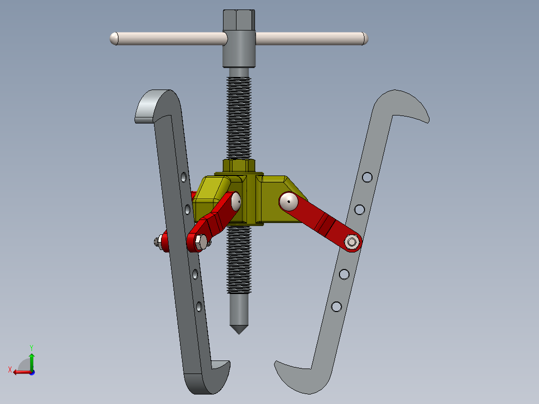 轴承拉马后视图