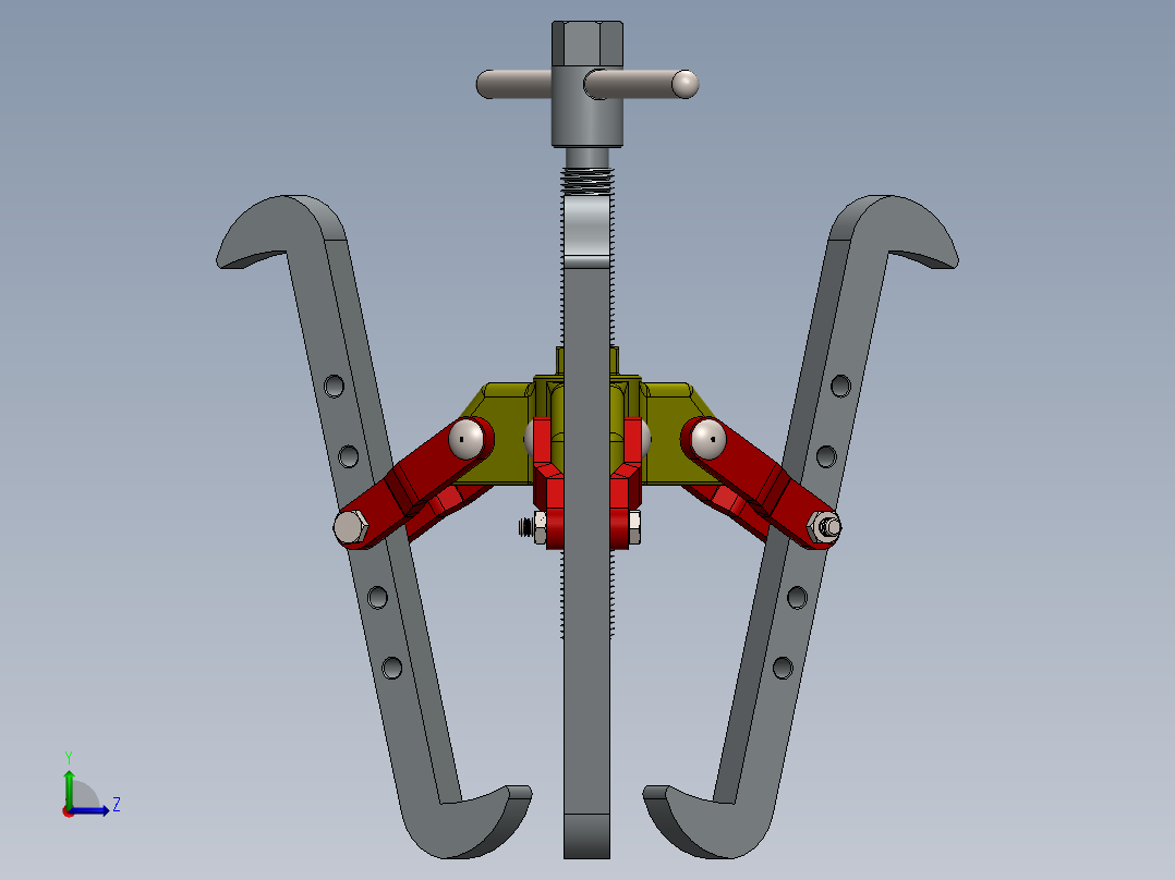 轴承拉马左视图