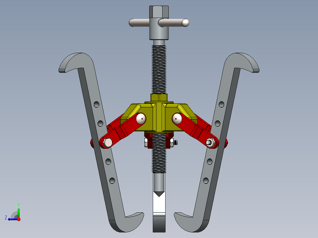 轴承拉马右视图