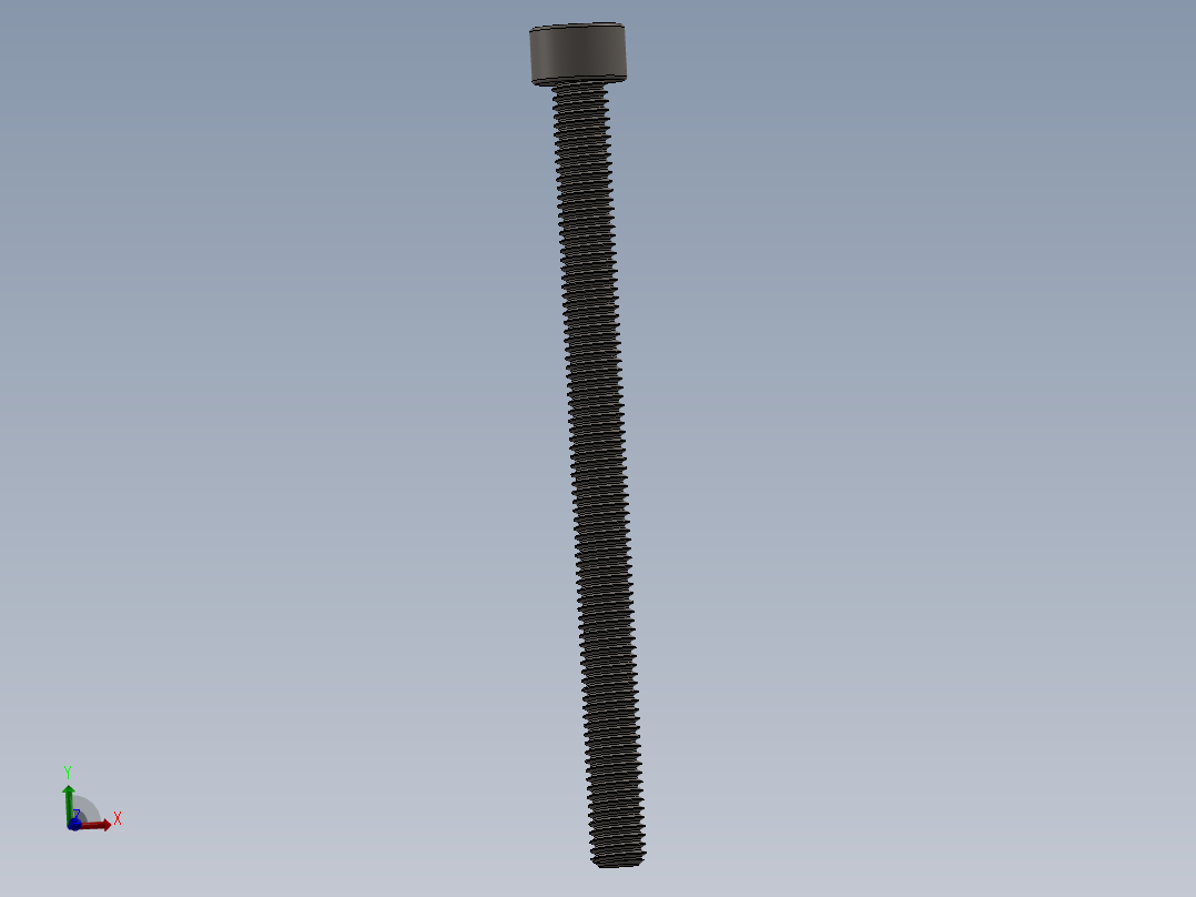 Screw_DIN_912_M5x70F_A2.SLDPRT公制内六角螺钉主视图