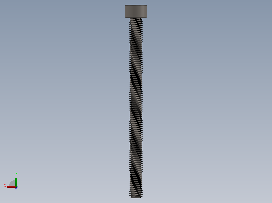 Screw_DIN_912_M5x70F_A2.SLDPRT公制内六角螺钉后视图