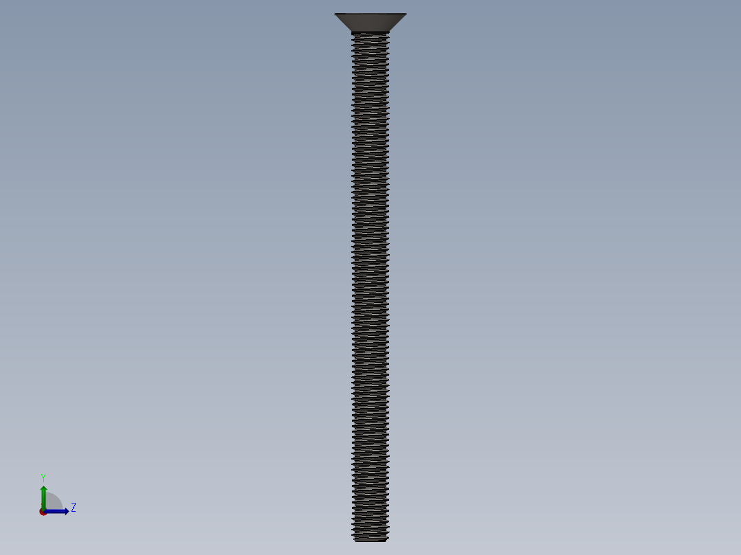 Screw_ISO_10642_M12x170_A2左视图