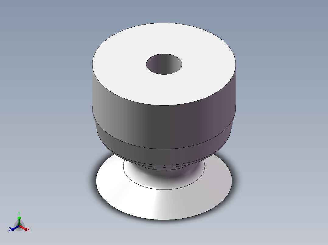 吸盘 米思米 C-VPNT3.5正等轴测图