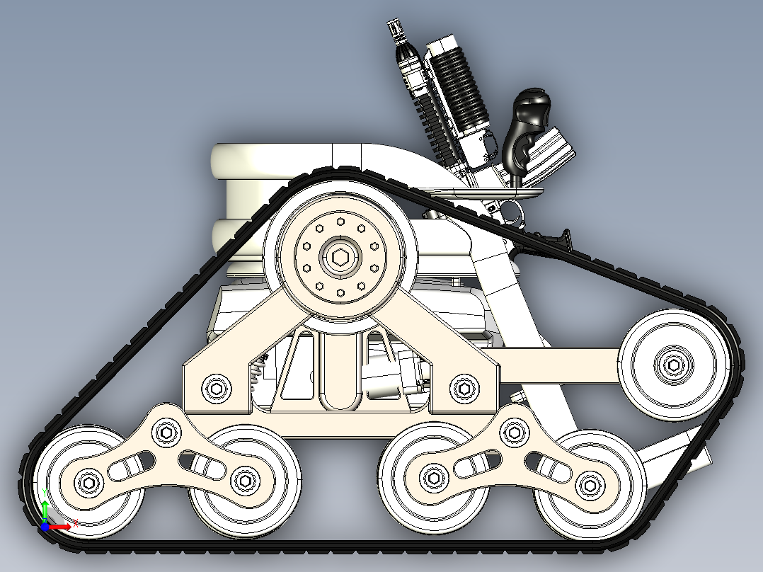 B3003384-户外轮椅前视图