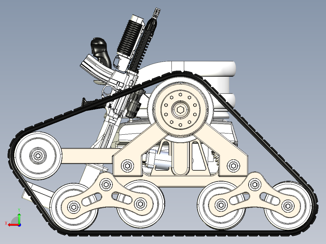 B3003384-户外轮椅后视图