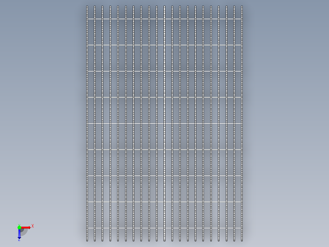 A2004931-参数化条形格栅俯视图