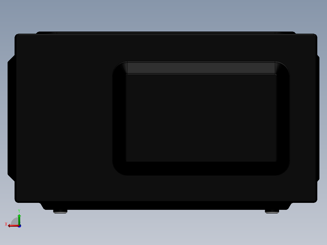 微波炉(4)后视图