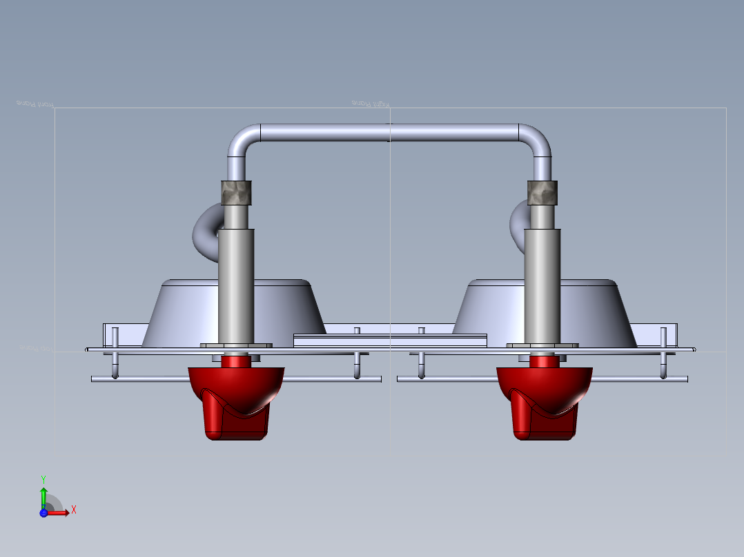 烧烤炉(43)前视图