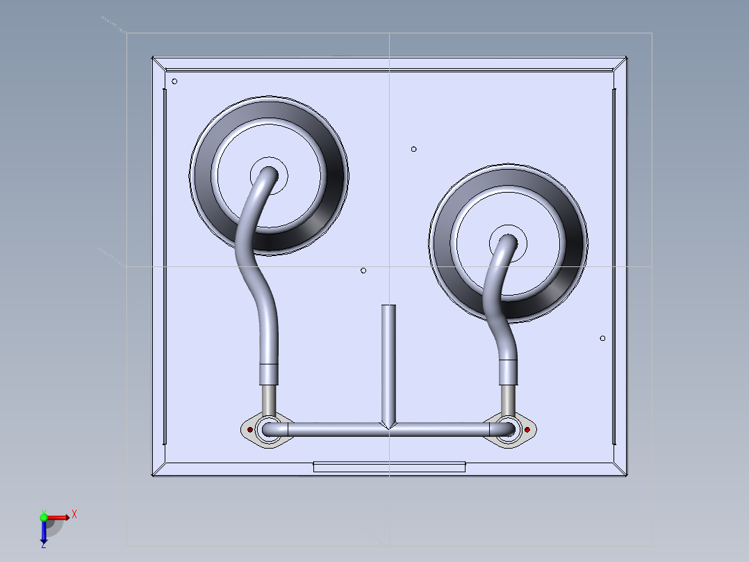 烧烤炉(43)俯视图