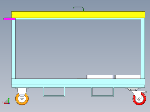 小零件 WIP 物料搬运车后视缩略图