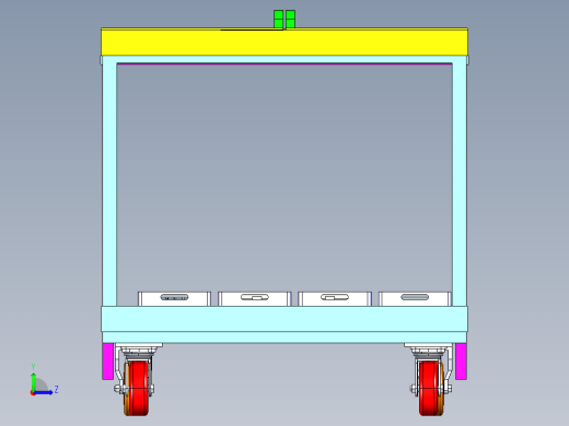 小零件 WIP 物料搬运车左视缩略图