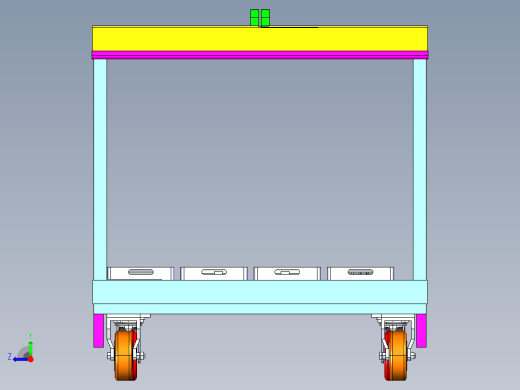 小零件 WIP 物料搬运车右视缩略图