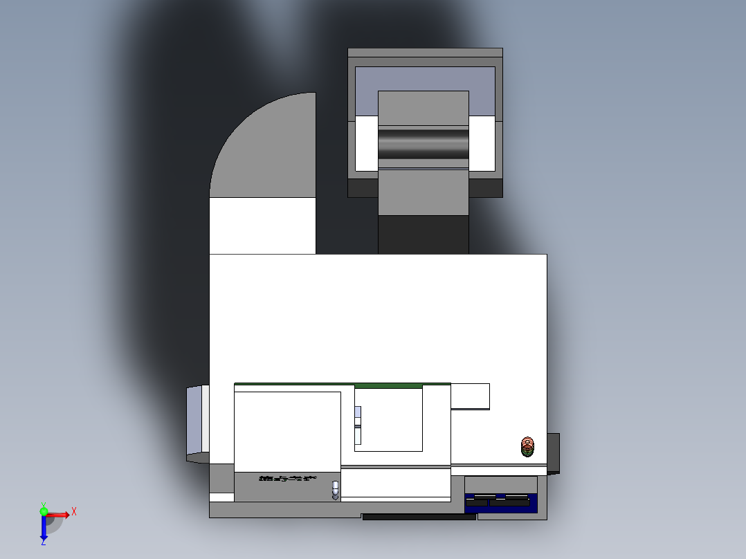 M06J-II-津上车床简易设计--465110-35主视图