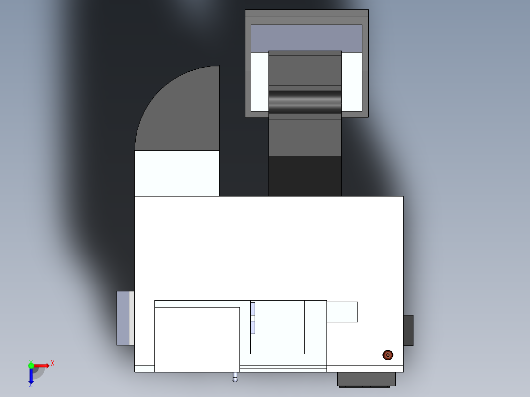 M06J-II-津上车床简易设计--465110-35俯视图
