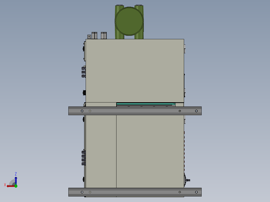 气相色谱仪 Yokogawa CG8000后视图