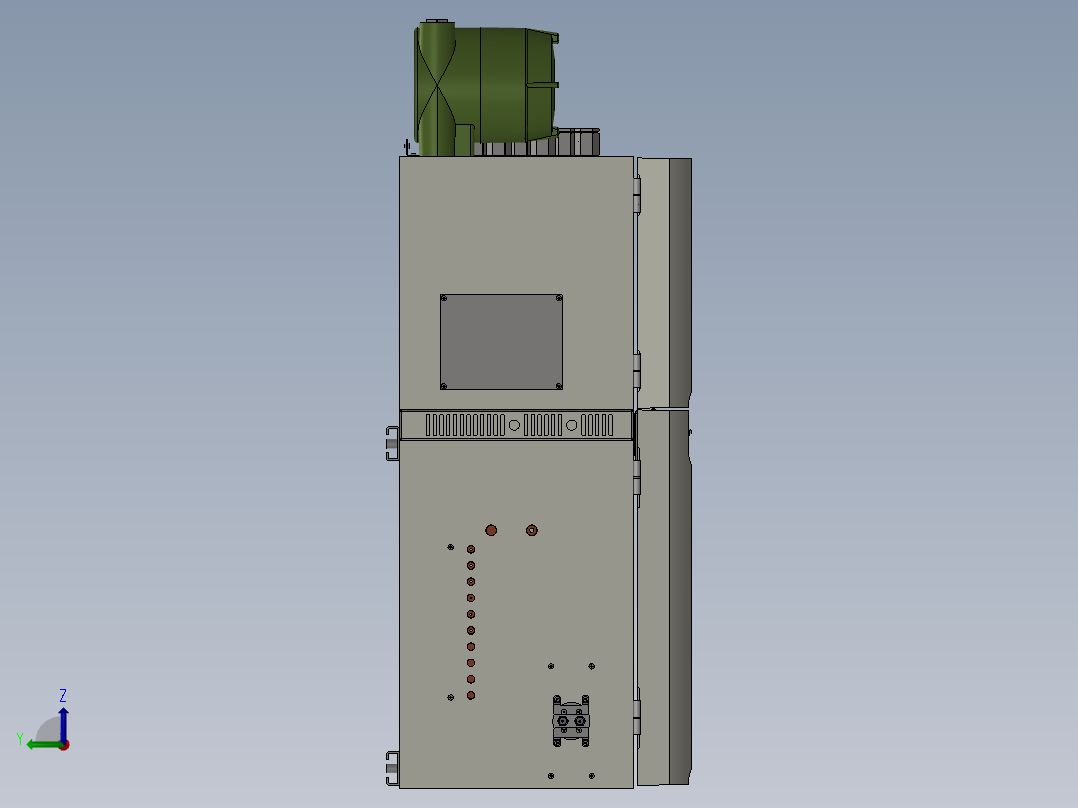 气相色谱仪 Yokogawa CG8000左视图