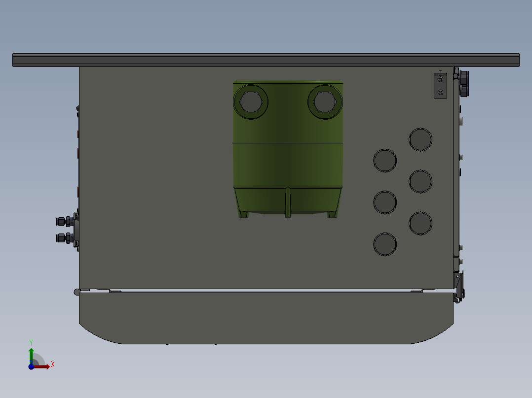 气相色谱仪 Yokogawa CG8000俯视图