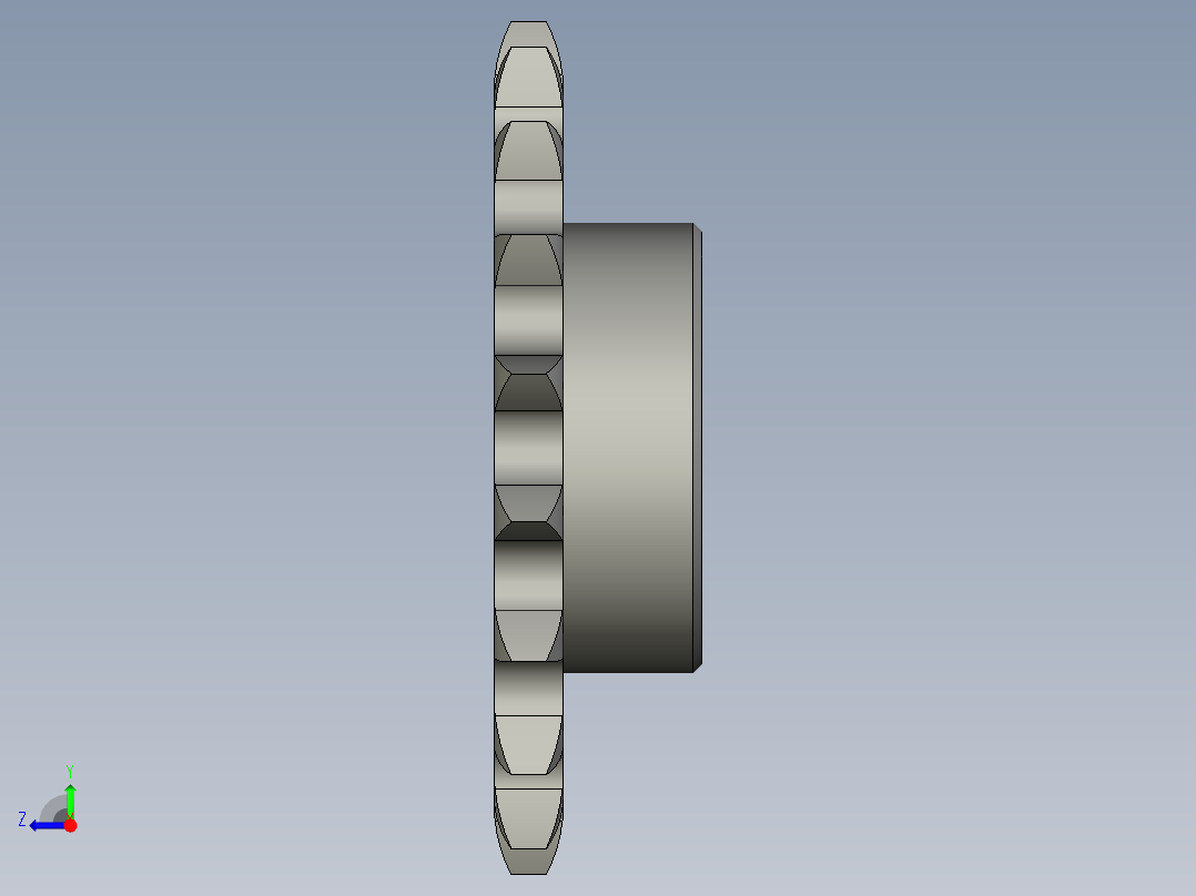 ST10A-18-N161从动轮右视图