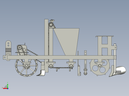 方便适用的小型播种机后视缩略图