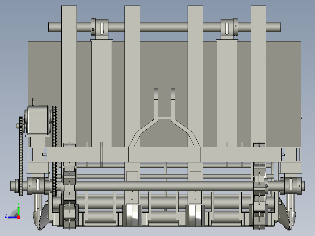 方便适用的小型播种机右视图
