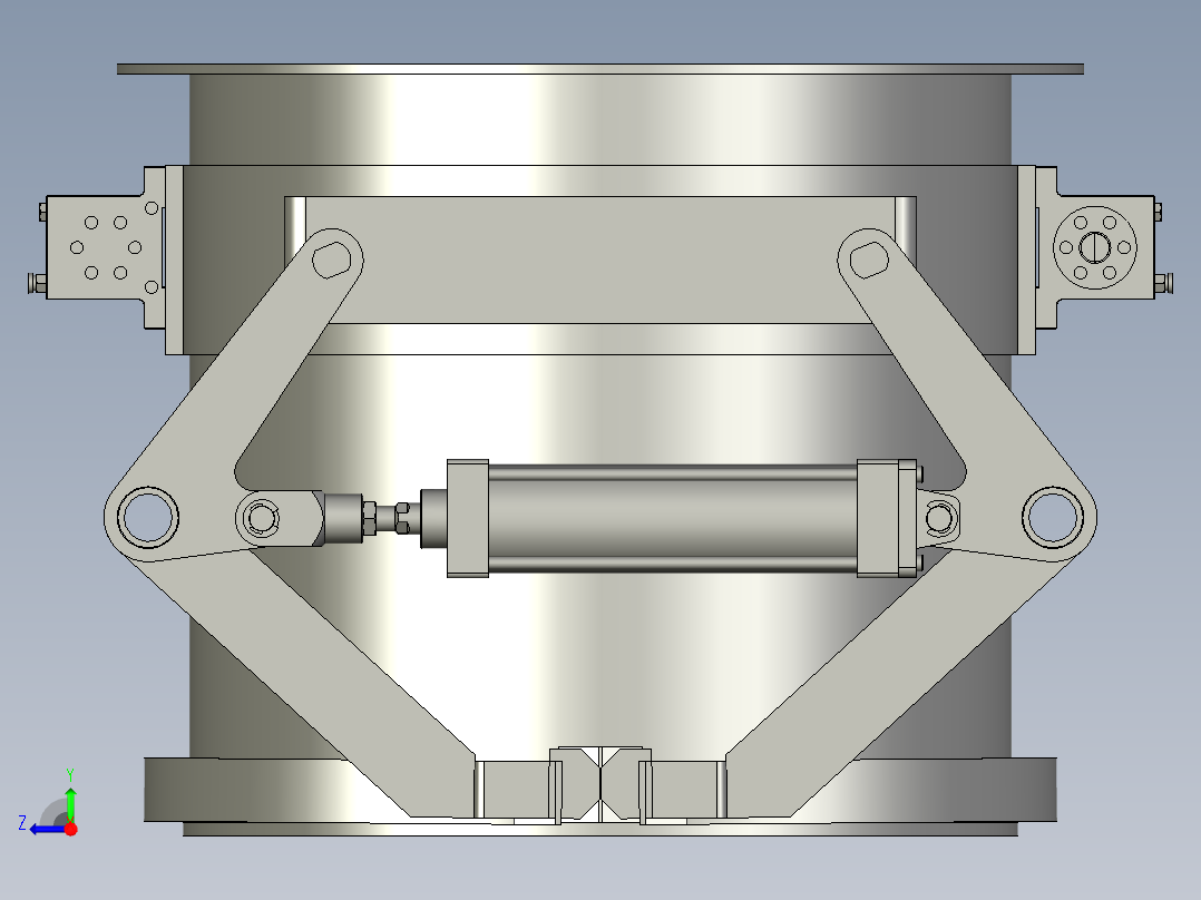 DDB-030000喂料斗部件右视图