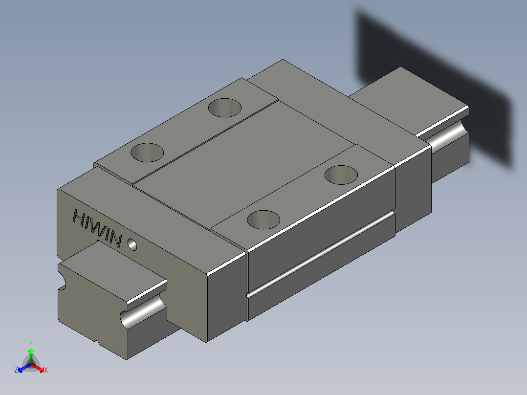 MGN9C1R00Z0CM(32孔分中E5+5)-A正等轴测图