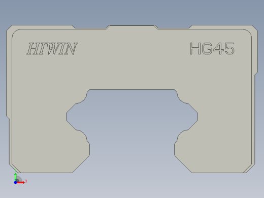 滑块HGL45CA前视缩略图
