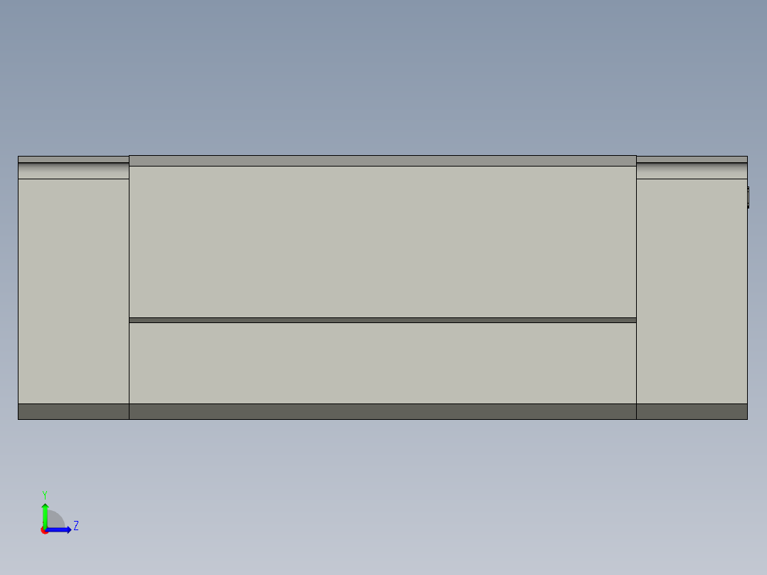 滑块HGL45CA左视图