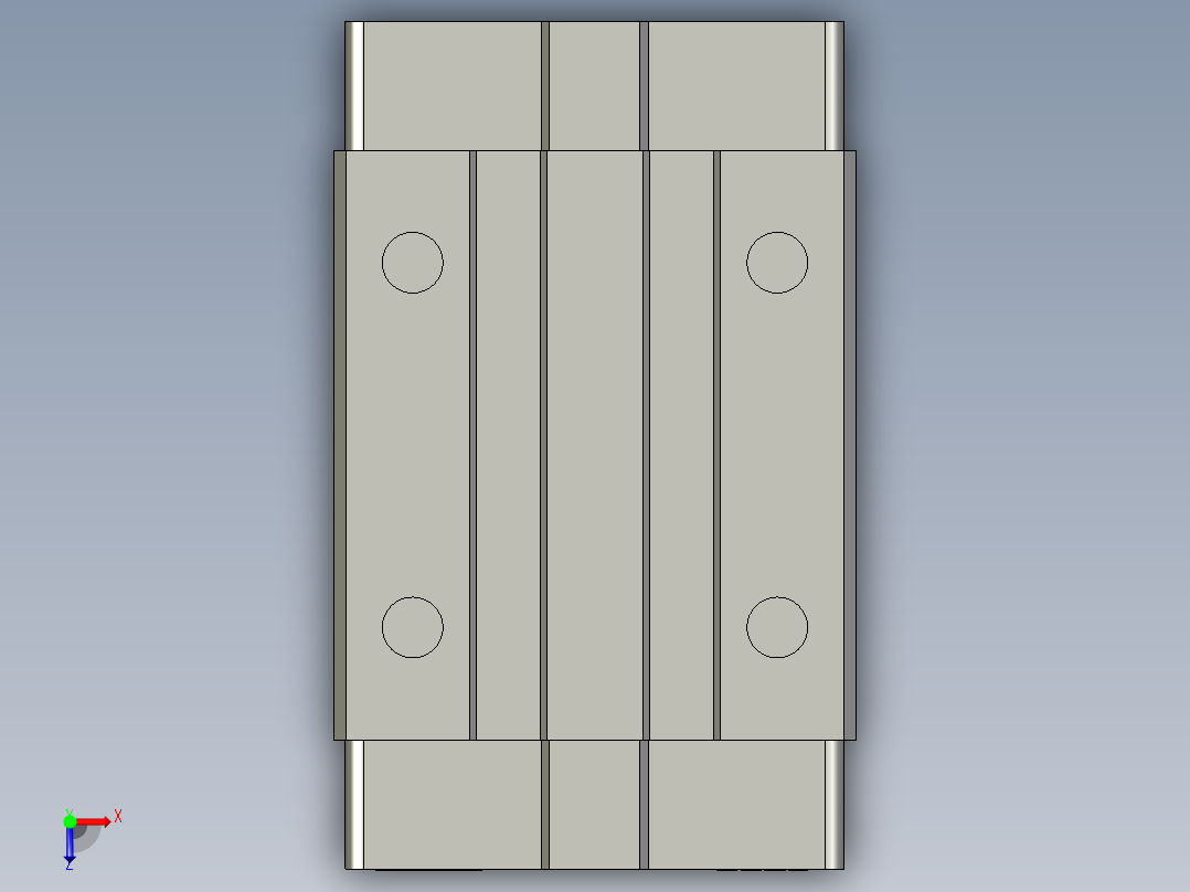 滑块HGL45CA俯视图
