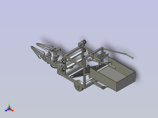 大棚蔬菜收割机